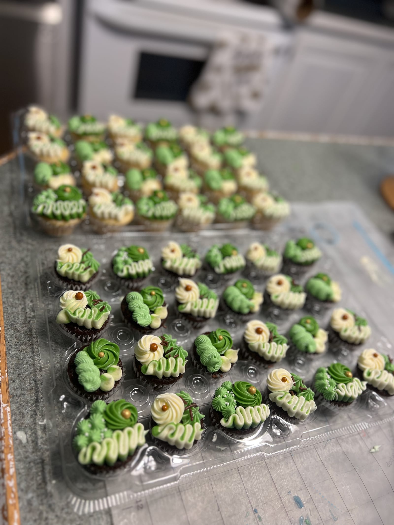 Green Cupcakes