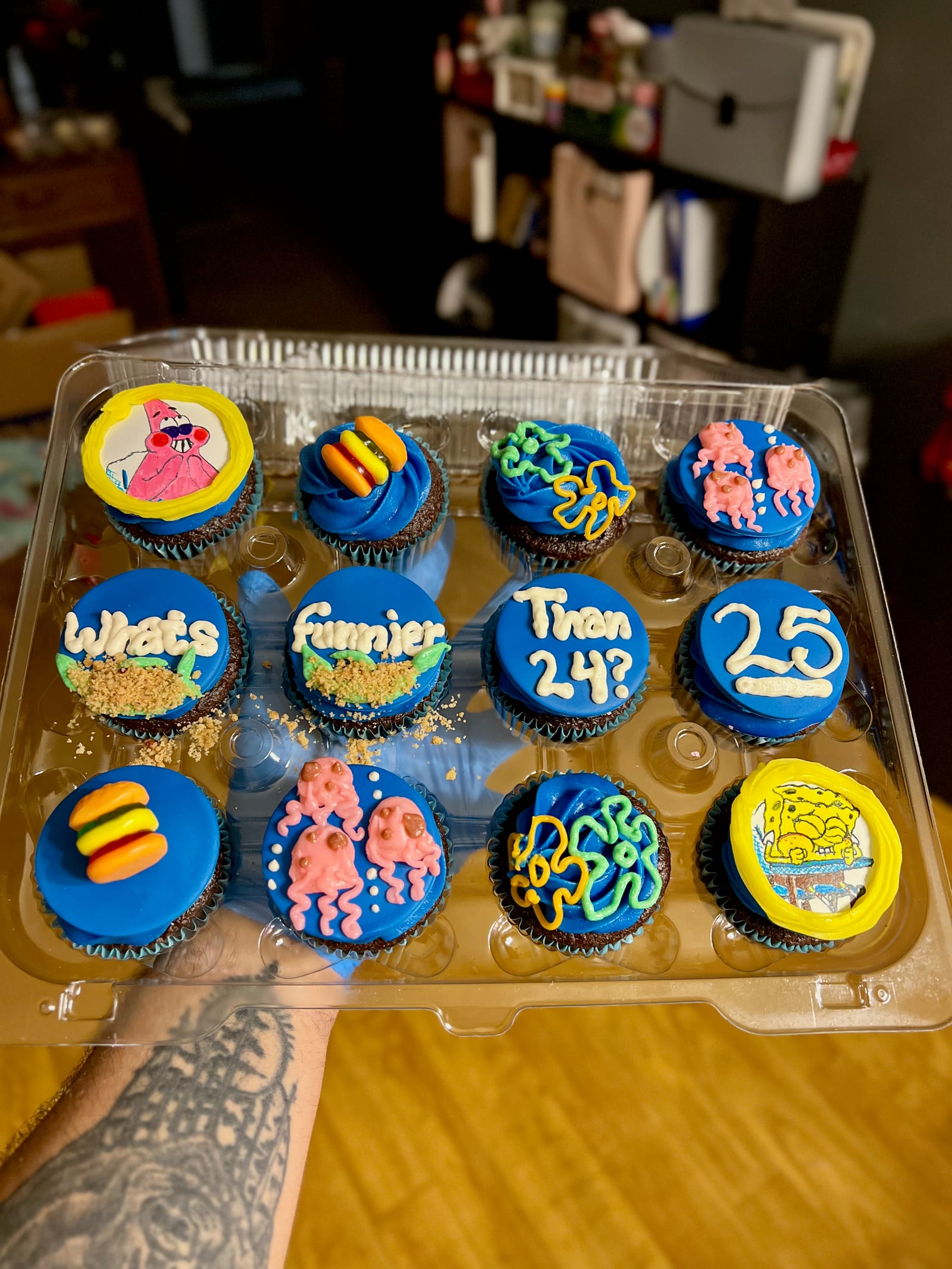 SpongeBob Cupcakes